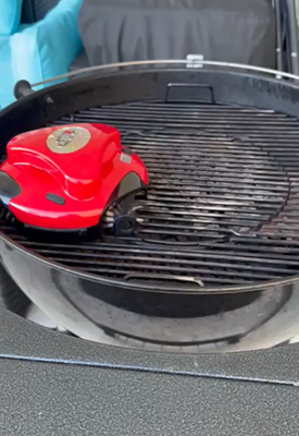 Grillbot Automatic Robot Grill Cleaner demo video