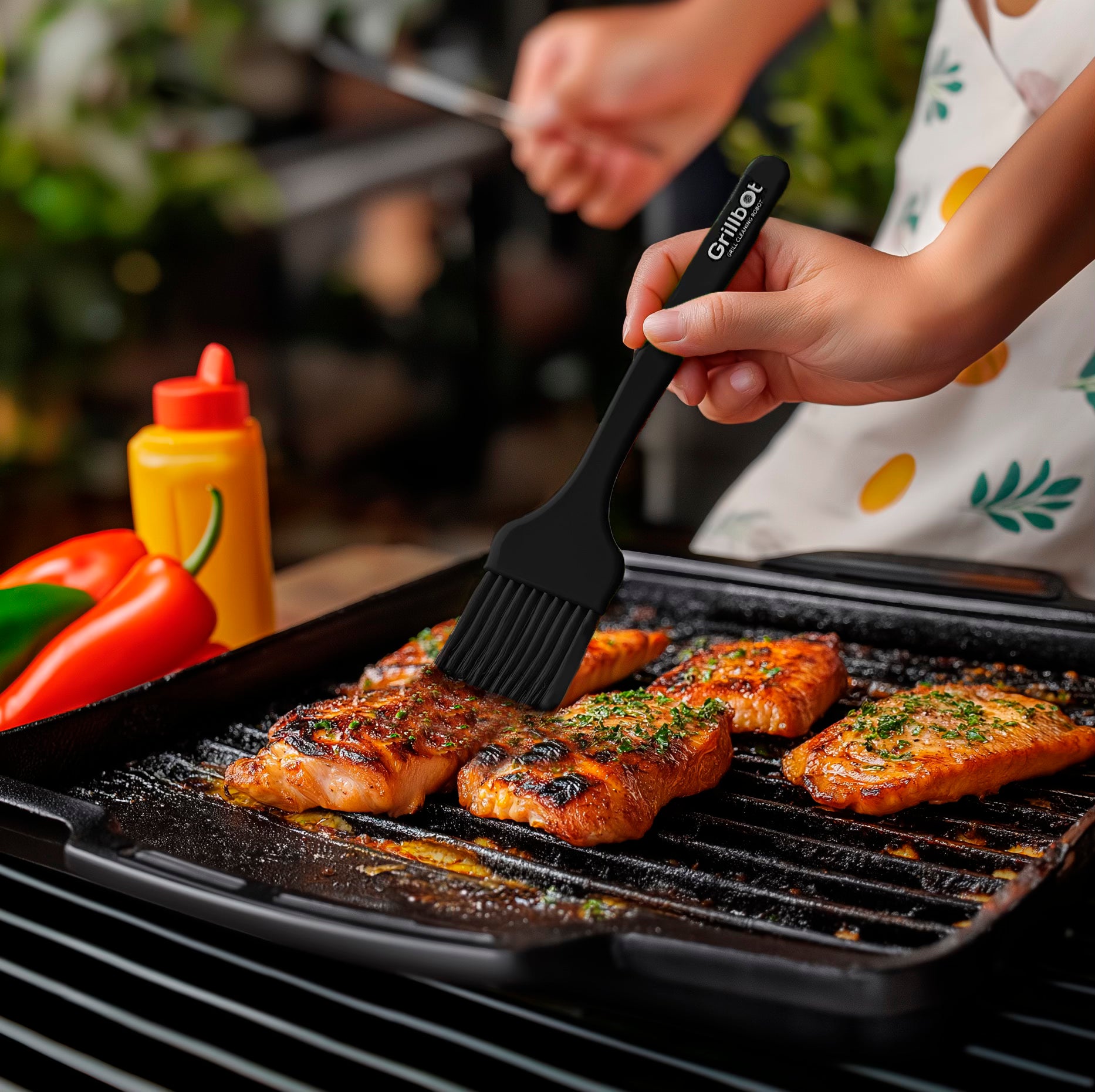 Grillbot Basting Brush Black