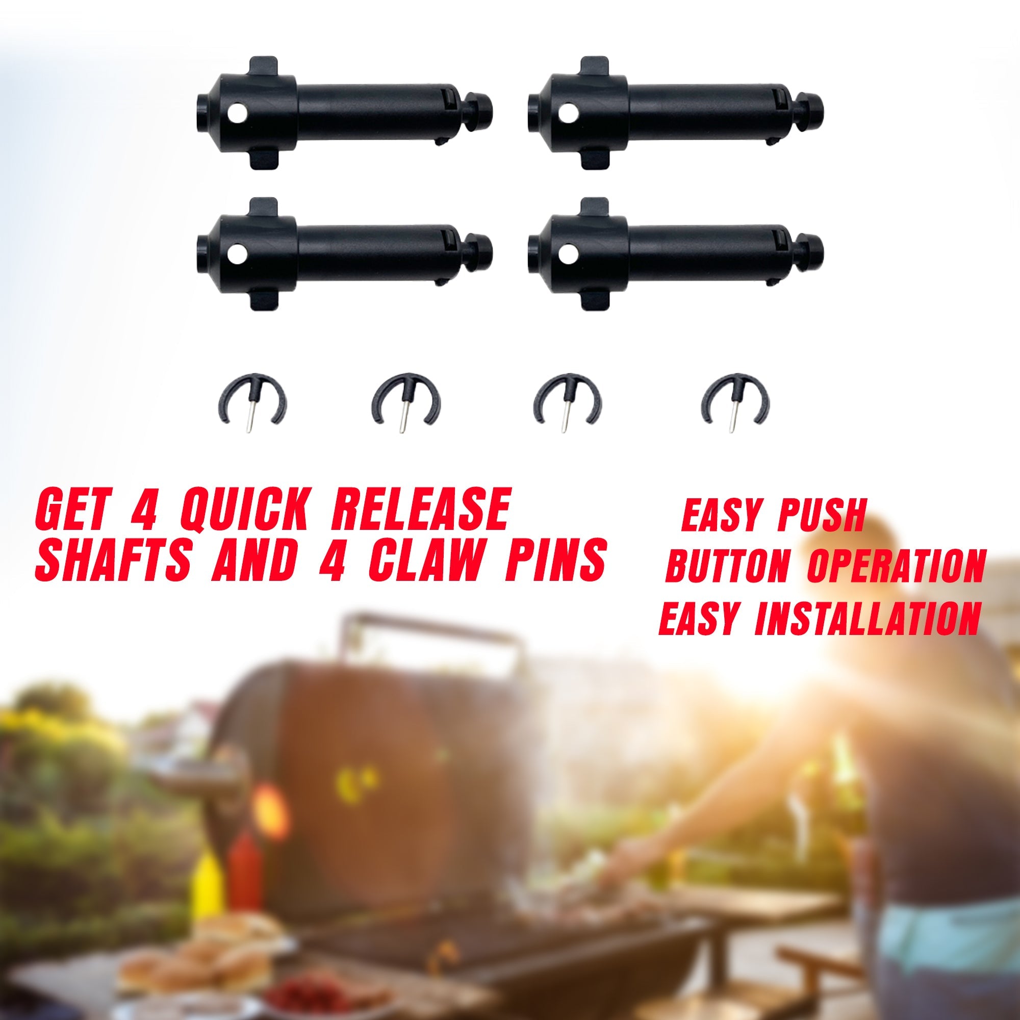 New Quick Release Grill Brush Adapter (3 per pack)!