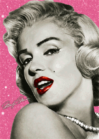 Marilyn Monroe Winking GIF 