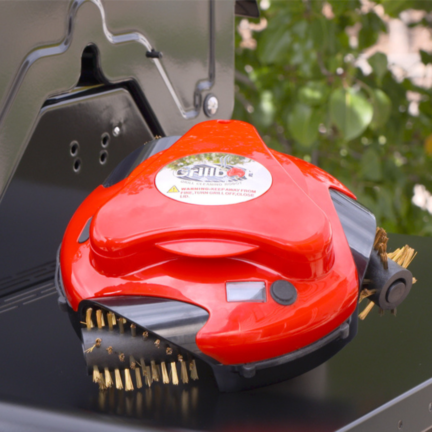 Grillbot Automatic Grill Cleaning Robot (Red)