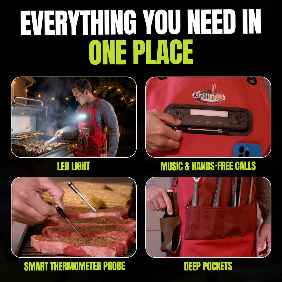 Grillbot Smart BBQ Apron