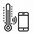 App-connected thermometer probe