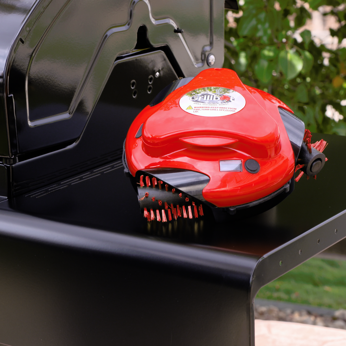 Grillbot Red Automatic Grill Cleaning Robot Grilling Gifts for Men
