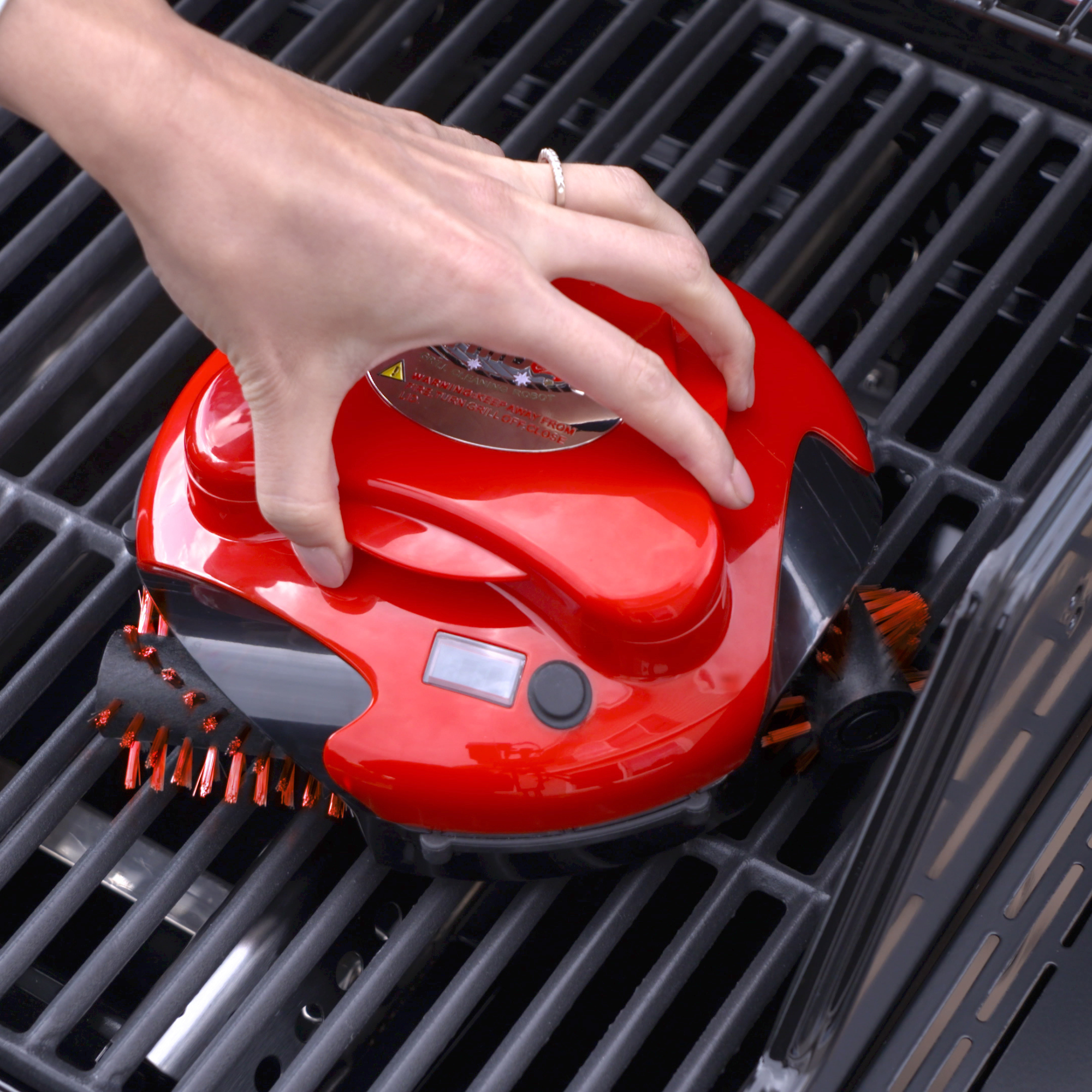 Grillbot Red: Automatic Grill Cleaning Robot