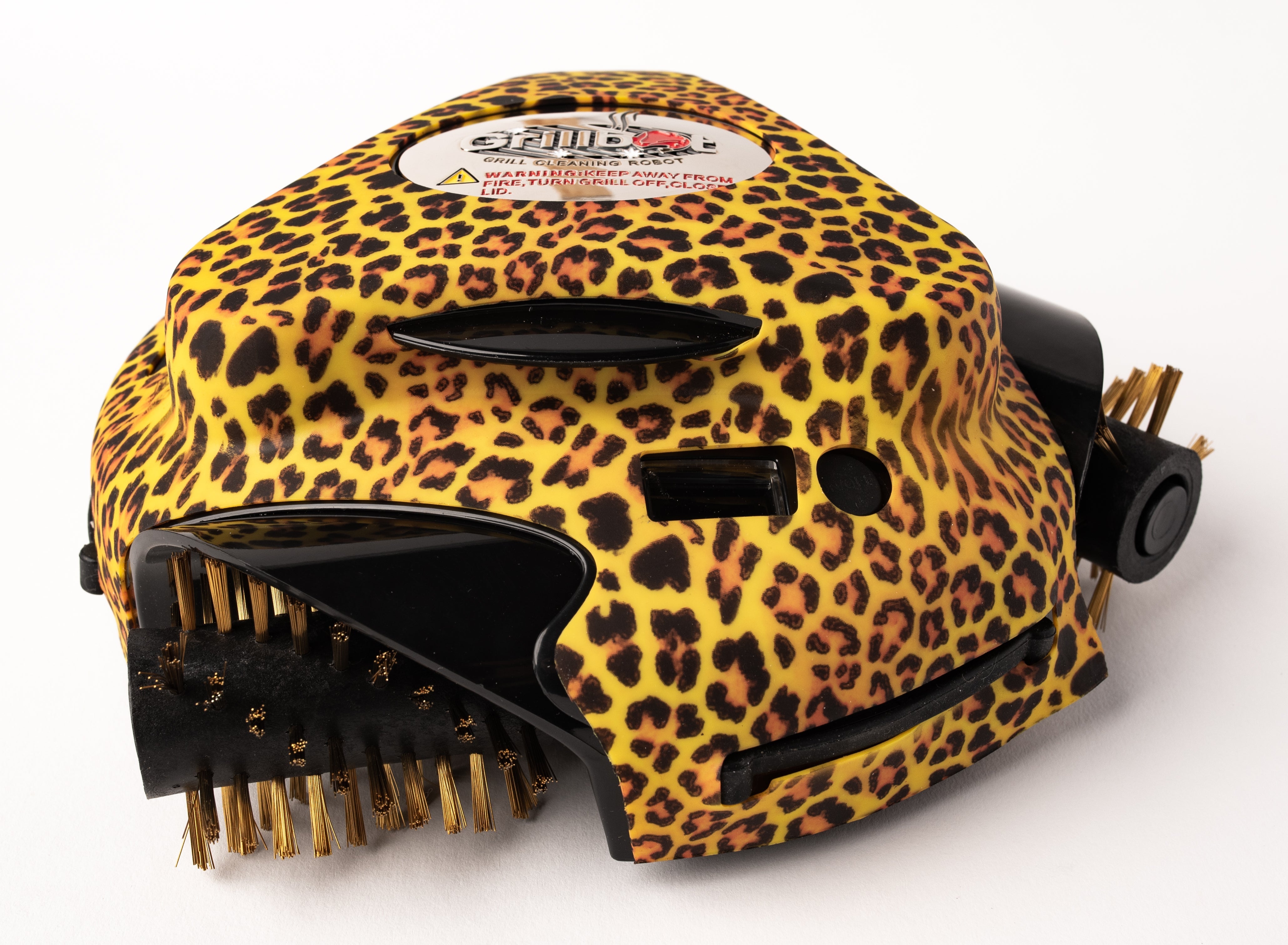 Yellow Cheetah Print Color Grillbot Silicone Covers