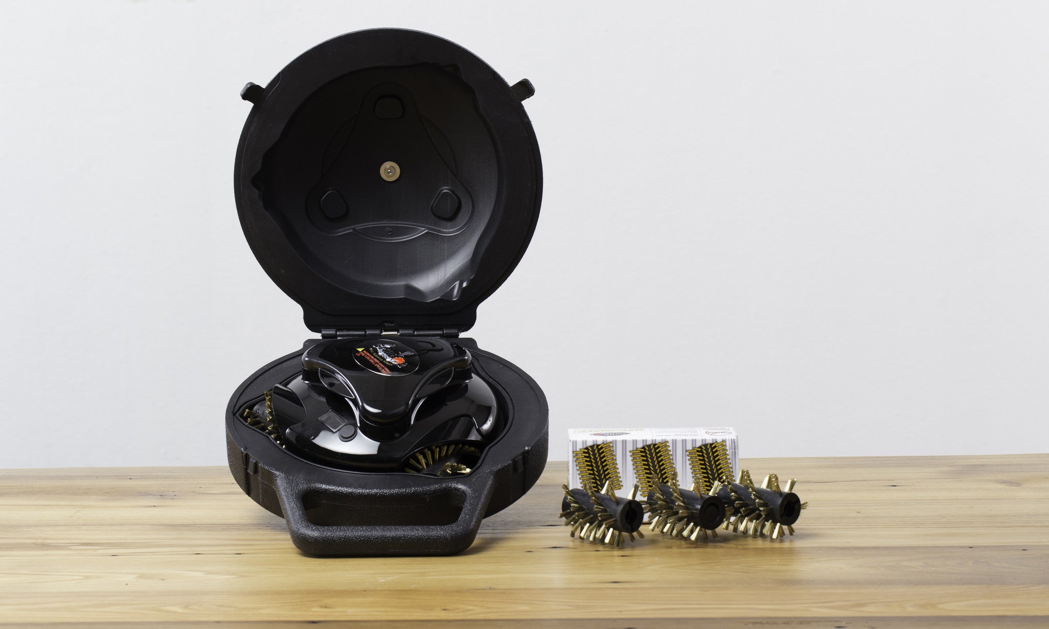 Grillbot Black Grillbot with Carry Case Bundle GBU:BUN102-BLACK - The Home  Depot