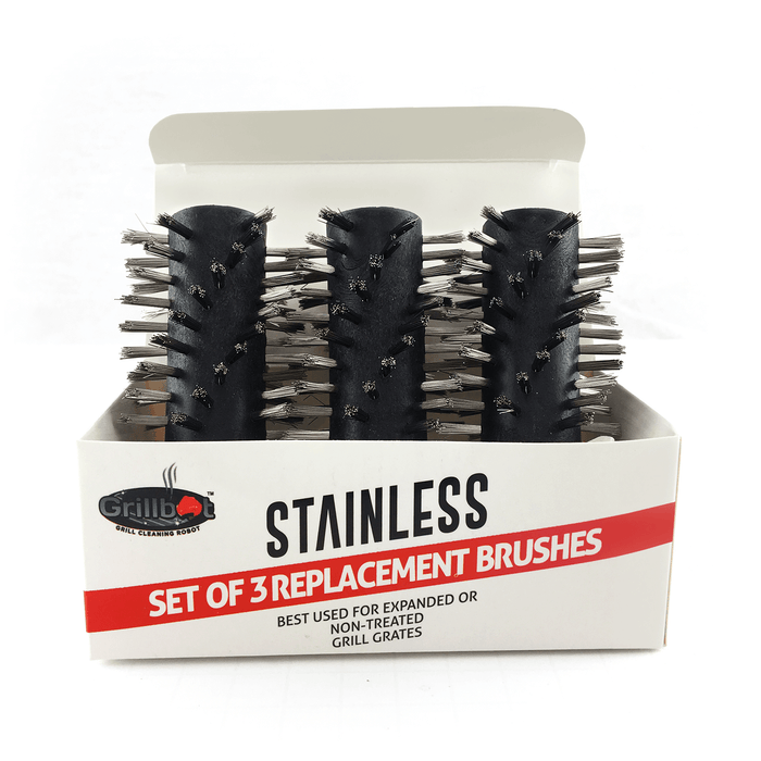 Grillbot Stainless Steel Grill Brushes