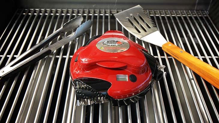 Grillbot Grill Cleaning Robot with BBQ Grill Cleaner and Grill Brushes