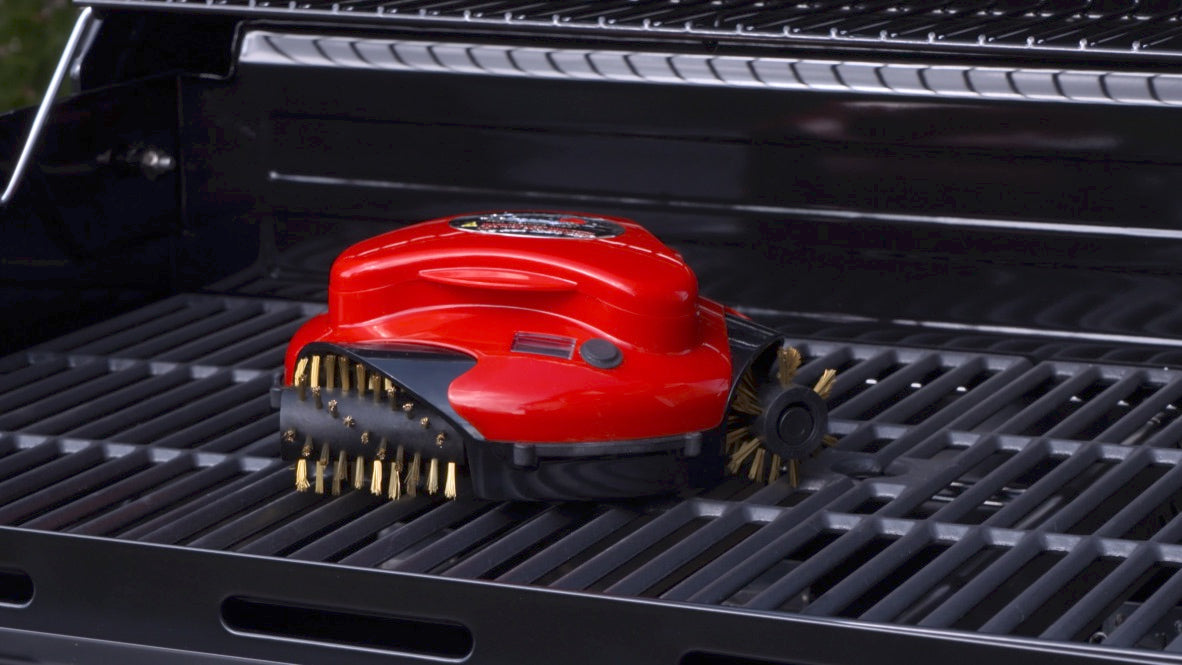  Customer reviews: Grillbot Grill Cleaning Robot with BBQ Grill  Cleaner and Grill Brushes (Red)